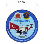  "Gökbey 9.5" Atatürk patch Arma 9.5 cm 3d, 2025 Yeni Model Tip Cırtlı,