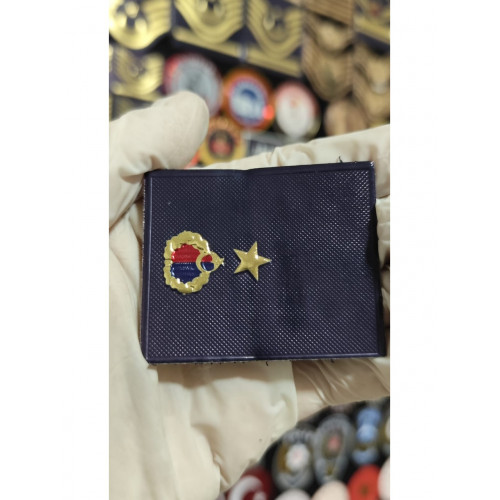  Minyatür Jandarma Asayiş Yelek İçin Binbaşı Rütbesi 3d, Yeni Model Tip Cırtlı,