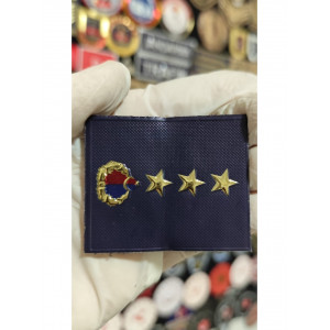  Minyatür Jandarma Asayiş Yelek İçin Albay Rütbesi 3d, Yeni Model Tip Cırtlı,