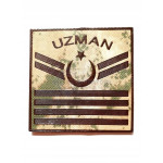 Jandarma 4 Kademeli Uzman Çavuş Kamuflaj Bir Çift Cırtlı 3D Plastik Tpu Kol Arması, Yeni Tip,