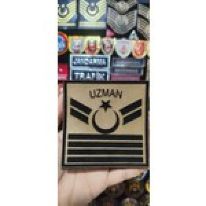 Çukurova Ütü Bizon Derisinden Uzman Çavuş 4 Kademeli Kol Rütbe 9 cm x 9 cm Cırtlı 2 Adet (Komando, Çukurova Ütü Bizon Derisinden Uzman Çavuş 4 Kademeli Kol Rütbe 9 cm x 9 cm Cırtlı 2 Adet (Komando,