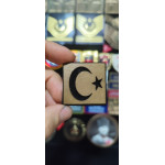 Çukurova Ütü Bizon Derisinden Compat Şapka Tepe Bayrak 4 cm x 4 cm Cırtlı (Komando, Kamuflaj)