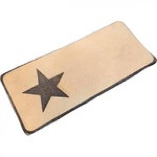 Çukurova Ütü Bizon Derisi, Subay Teğmen Rütbesi 4 cm x 9 cm Compat Peç