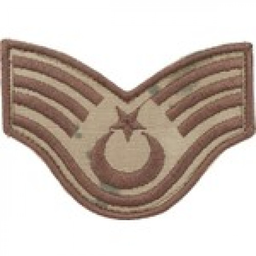 Çukurova Ütü Çöl Desenli Jandarma Astsubay Üstçavuş Nakış 1 Çift Kamuflaj Rütbe