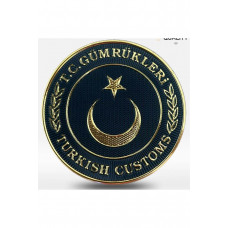  T.C. Gümrükleri Arması 3D Plastik TPU, 2025 Yeni Tip, Cırtlı, Standart Ölçü, 1.sınıf Kalite