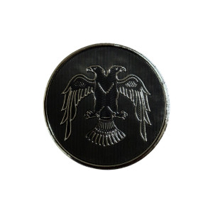  Çift Başlı Kartal Patch Arması 3D Plastik TPU, 2025 Yeni Tip, Cırtlı, Standart Ölçü, 1.sınıf Kalite