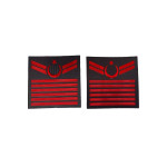 Jandarma Asayiş Uzman Çavuş 6 Kademeli 3D Plastik TPU Rütbesi, Bir Çift, Yeni Tip, Cırtlı