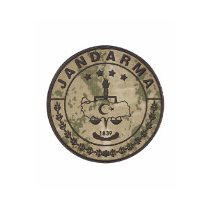 Jandarma Kamuflaj 3d Arması, 2025 Yeni Model Tip Cırtlı, Standart Ölçü, 1.sınıf Plastik Ultra Kalite