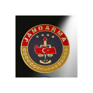  Jandarma Asayiş Kol Arması 3d, 2025 Yeni Model Tip Cırtlı, Standart Ölçü, 1.sınıf Plastik Kalite