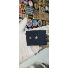 Minyatür Jandarma Asayiş Yelek İçin Üsteğmen Rütbesi 3d, Yeni Model Tip Cırtlı,