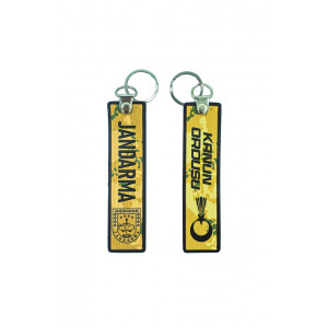  Kanun Ordusu Jandarma Kamuflaj Anahtarlık 3D, (12 cm uzunluğunda x 3 cm genişliğinde ) 1. Kalite