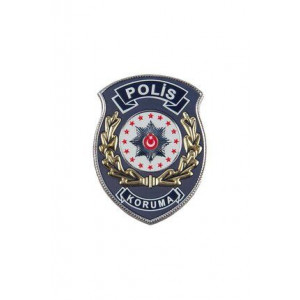 EGM Polis Arması 3d, 2025 Yeni Model Tip Cırtlı, Standart Ölçü, 1.sınıf Kalite