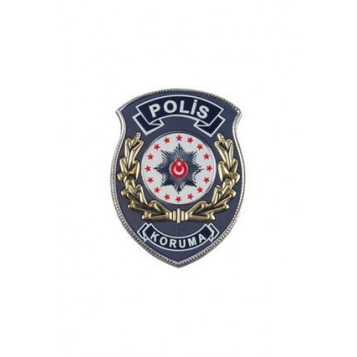 EGM Polis Arması 3d, 2025 Yeni Model Tip Cırtlı, Standart Ölçü, 1.sınıf Kalite