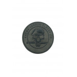  "Kaçma Yorgun Öleceksin " Kuru Kafa Siyah patch Arma 7 cm 3d, 2025 Yeni Model Tip Cırtlı,