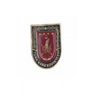  Kara Kuvvetleri Arması 3d, 2025 Yeni Model Tip Cırtlı, Standart Ölçü, 1.sınıf Plastik Kalite