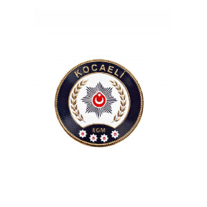 KOCAELİ P o l i s Kol Arması 3D Plastik TPU, Yeni Tip, Cırtlı, Standart Ölçü, 1.sınıf Kalite