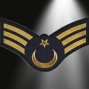  Minyatür JANDARMA Asayiş Astsubay Kıdemli Çavuş 3d Arması, 2025 Yeni Tip Cırtlı, Standart Ölçü, 1.sınıf
