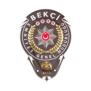 Bekçi Gögüs Arması 3D Plastik Tpu, Yeni Tip, Cırtlı, Standart Ölçü, 1.sınıf Kalite