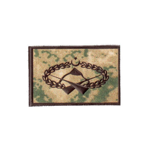 Jandarma Kamuflaj Komando Göğüs Bröve 3d Rütbe, 2025 Yeni Tip, Cırtlı, 1. Kalite