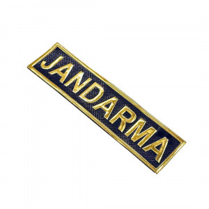  ''Jandarma'' Gögüs Yazısı Asayiş 3d, 2025 Yeni Tip, Cırtlı, Standart Ölçü, 1.sınıf Kalite