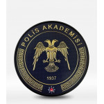 Egm Pomem Polis Akademisi Arması 3D Plastik Tpu, Cırtlı, Standart Ölçü